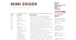 Desktop Screenshot of mimizeiger.com