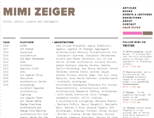 Tablet Screenshot of mimizeiger.com